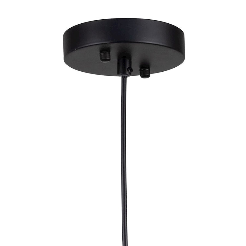 Artcraft Alexis 1 Light Pendant, Black/Blue