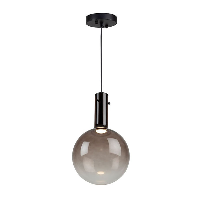 Artcraft Alexis 1 Light Pendant, Black/Gold