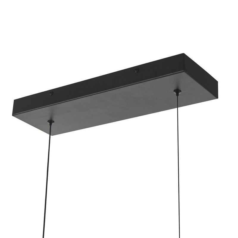 Artcraft Terra 7Lt LED Pendant, Black/Clear