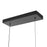 Artcraft Terra 7Lt LED Pendant, Black/Clear