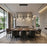 Artcraft Terra 7Lt LED Pendant, Black/Clear