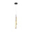 Artcraft Lumina 2Lt LED Pendant, Forged Bronze/Alabaster