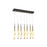 Artcraft Lumina 14Lt LED Pendant, Forged Bronze/Alabaster