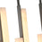 Artcraft Lumina 14Lt LED Pendant, Forged Bronze/Alabaster