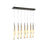 Artcraft Lumina 14Lt LED Pendant, Forged Bronze/Alabaster