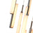 Artcraft Lumina 18Lt LED 28" Pendant, Forged Bronze/Alabaster