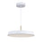 Artcraft Lexi 1 Light 16" Pendant, White/White
