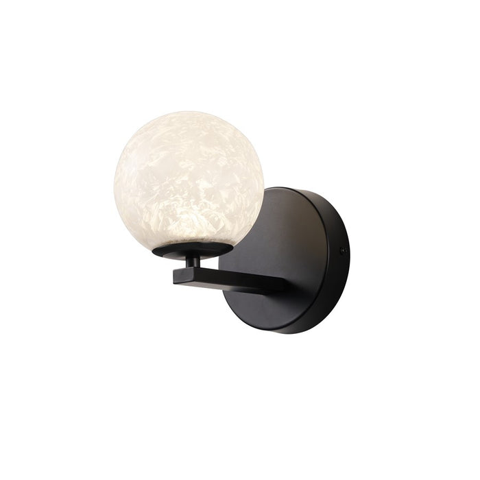 Artcraft Forma 1Lt LED Wall Sconce, Black/Ice