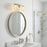 Artcraft Forma 2Lt LED Wall Sconce, Brushed Nickel/Ice