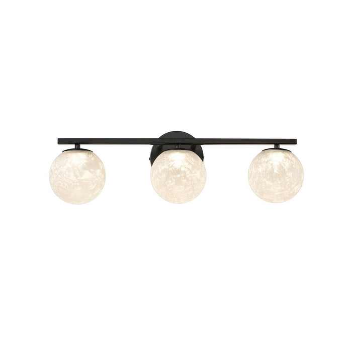 Artcraft Forma 3Lt LED Wall Sconce, Black/Ice