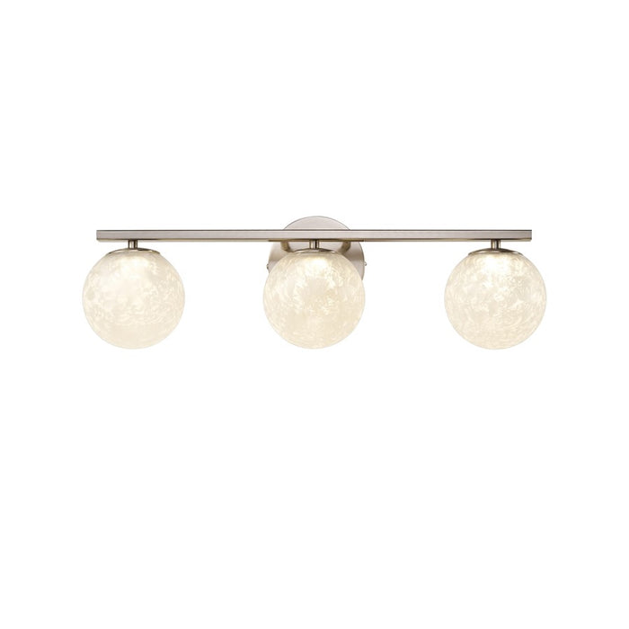 Artcraft Forma 3Lt LED Wall Sconce, Brushed Nickel/Ice