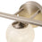 Artcraft Forma 3Lt LED Wall Sconce, Brushed Nickel/Ice