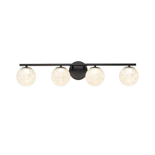 Artcraft Forma 4Lt LED Wall Sconce, Black/Ice