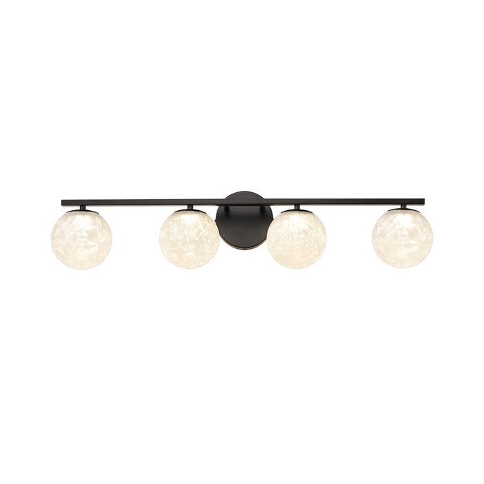 Artcraft Forma 4Lt LED Wall Sconce, Black/Ice