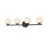 Artcraft Forma 4Lt LED Wall Sconce, Black/Ice