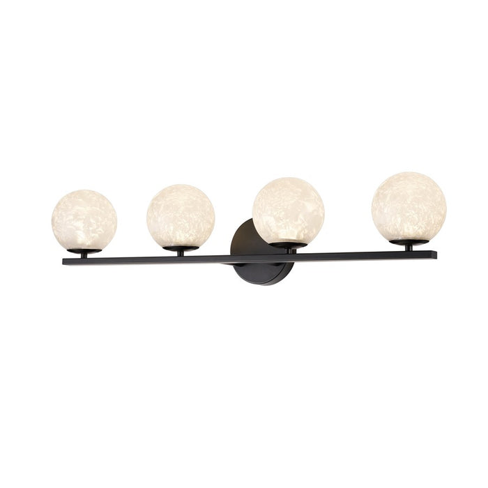 Artcraft Forma 4Lt LED Wall Sconce, Black/Ice
