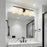 Artcraft Forma 4Lt LED Wall Sconce, Black/Ice