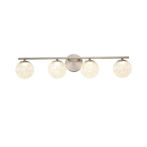 Artcraft Forma 4Lt LED Wall Sconce, Brushed Nickel/Ice