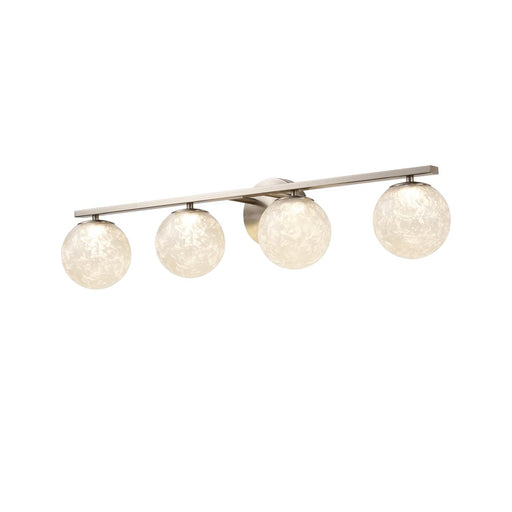 Artcraft Forma 4Lt LED Wall Sconce, Brushed Nickel/Ice