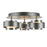 Artcraft Axis Light Semi Flush-Mount, Graphite/Smoke/Graphite