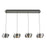 Artcraft Axis 4Lt LED Pendant, Graphite/Smoke/Graphite