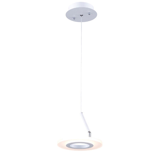 Artcraft Phoenix 1 Light Pendant, White