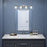 Artcraft Saville 4 Light Bathroom Vanity, Brushed Nickel/Clear