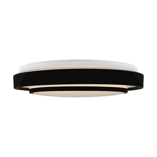 Artcraft Aziza 1 Light 15" Flush Mount, Black