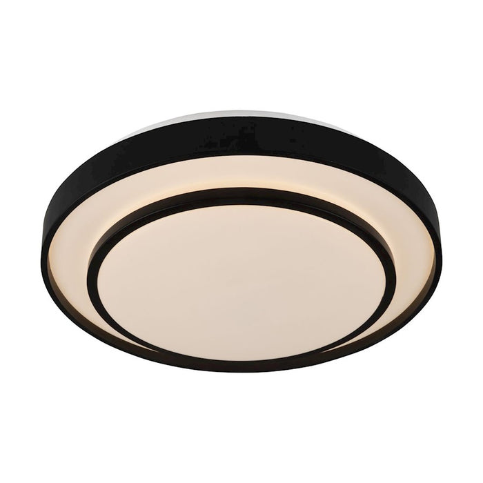 Artcraft Aziza 1 Light 15" Flush Mount, Black