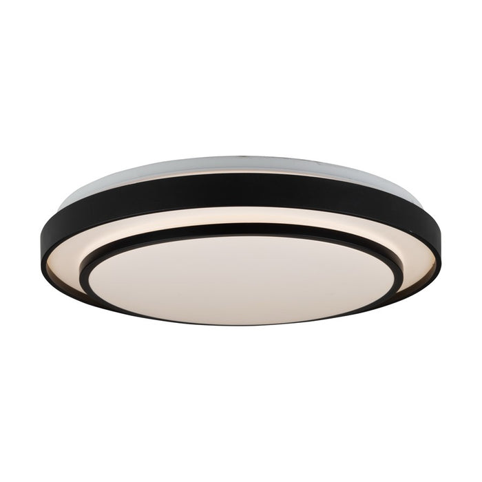Artcraft Aziza 1 Light 19" Flush Mount, Black