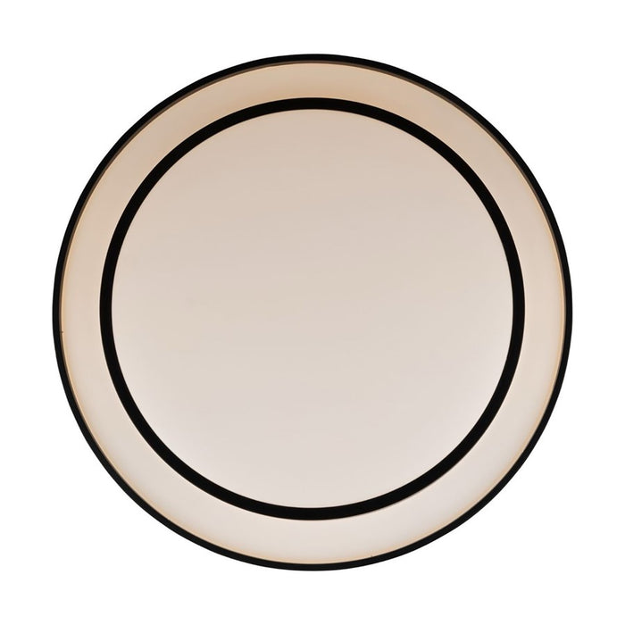 Artcraft Aziza 1 Light 19" Flush Mount, Black