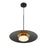 Artcraft Camila 1 Light Pendant, Black/Opal