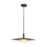 Artcraft Camila 1 Light Pendant, Black/Opal