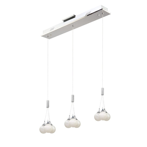 Artcraft Odyssey 12 Light 13" Island Light, Chrome