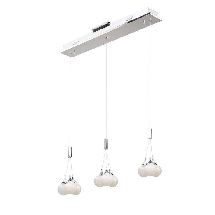 Artcraft Odyssey 12 Light 13" Island Light, Chrome