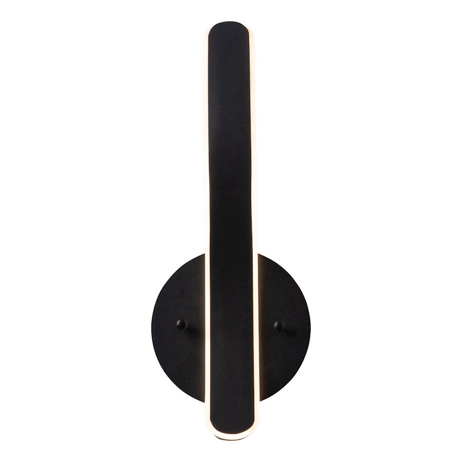Artcraft Sirius Integrated LED Sconce, Black