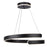 Artcraft Sirius Integrated LED Chandelier, Black