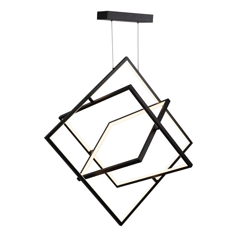 Artcraft Graymar Integrated LED Chandelier, Black