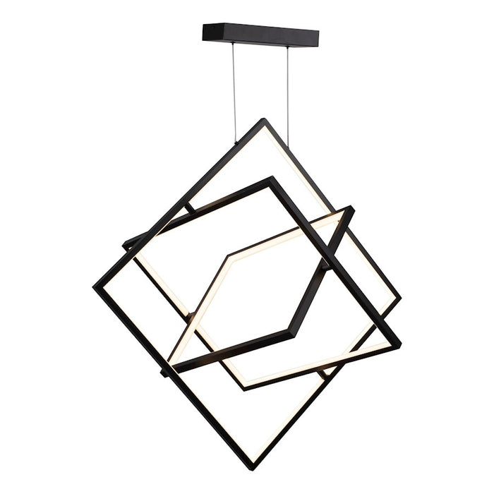 Artcraft Graymar Integrated LED Chandelier, Black