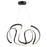 Artcraft Mira LED Pendant, Black