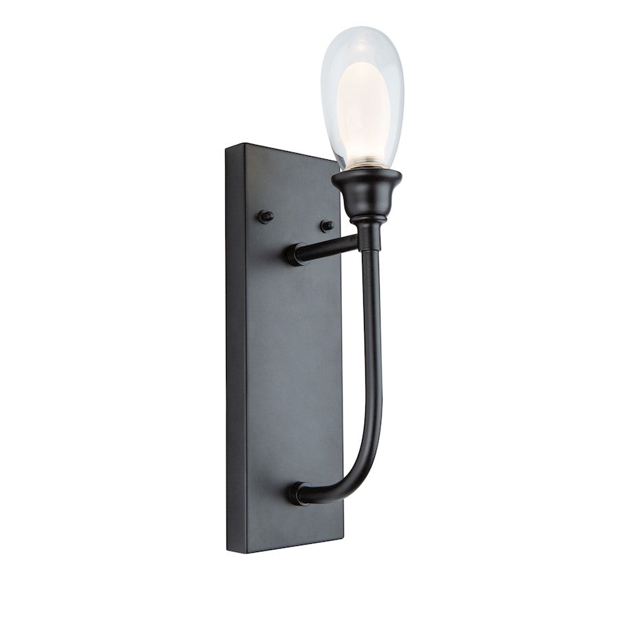 Artcraft Bimini 1 Light Wall Mount, Black