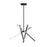 Artcraft Stix 4 Light Pendant, Black