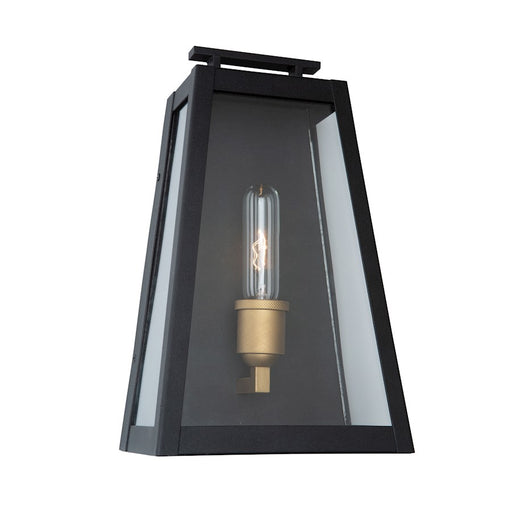 Artcraft Charlestown 1 Light Wall Mount, Black, Vintage Gold