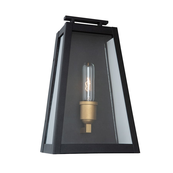 Artcraft Charlestown 1 Light Wall Mount, Black, Vintage Gold