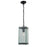 Artcraft Bradgate 1 Light Outdoor Pendant, Black/Harvest Brass