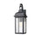 Artcraft Madrid 1 Light 18" Outdoor Wall Sconce, Black - AC8180BK