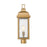 Artcraft Madrid 1 Light Outdoor Post Light, Weathered Brass - AC8183WB