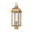 Artcraft Madrid 1 Light Outdoor Post Light, Weathered Brass