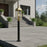 Artcraft Madrid 1 Light Outdoor Post Light, Weathered Brass