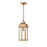Artcraft Madrid 1 Light Outdoor Pendant, Weathered Brass